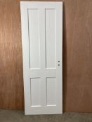 Pre-Finished White 4-Panel Door | 1956mm x 682mm x 35mm | Chipped