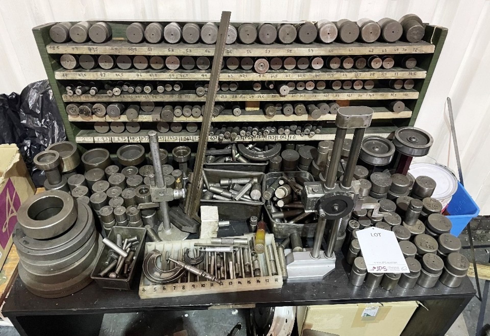 Bench of Tooling & Measuring Devices - As Pictured