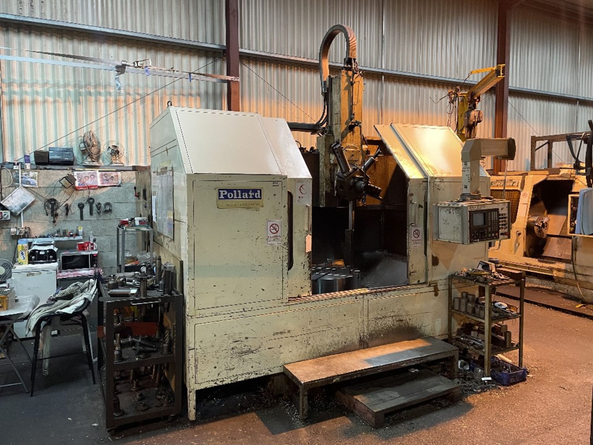 Pollard W&B Retrofit Vertical Borer w/ Tooling - As Pictured