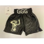 Gennady Golovkin Signed Boxing Trunks - Please see last image for verification
