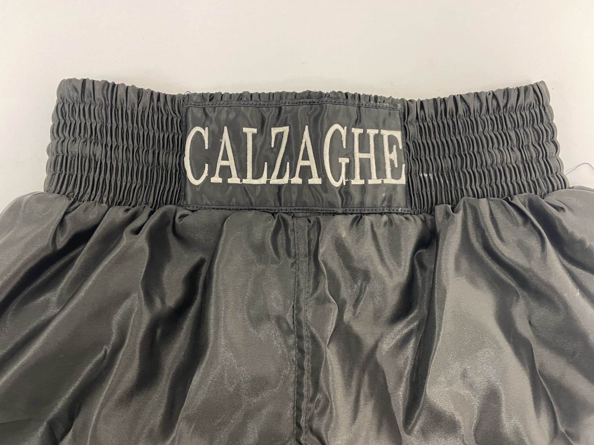 Joe Calzaghe Signed Boxing Trunks w/ COA - Image 5 of 5