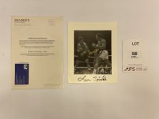Muhammad Ali & Leon Spinks Dual Signed Picture w/ COA