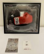 Joe Calzaghe Signed Everlast Boxing Glove in Display Dome Frame w/ COA
