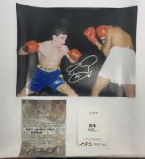 Barry McGuigan Signed Picture w/ COA | 12x16"