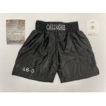 Joe Calzaghe Signed Boxing Trunks w/ COA