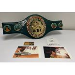 Manny Pacquiao Signed WBC World Championship Replica Belt w/ COA