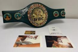 Manny Pacquiao Signed WBC World Championship Replica Belt w/ COA