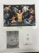 James Degale Signed Montage Picture w/ COA | 12x16"