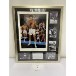 Limited Edition Muhammad Ali Signed 'The Greatest' Angelo Marino Print in Display Frame | 37/50