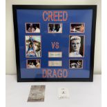 Carl Weathers/Apollo Creed & Dolph Lundgren/Ivan Drago Dual Signed Picture Montage w/ COA