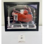 Marvelous Marvin Hagler Signed Everlast Boxing Glove in Display Dome Frame w/ COA