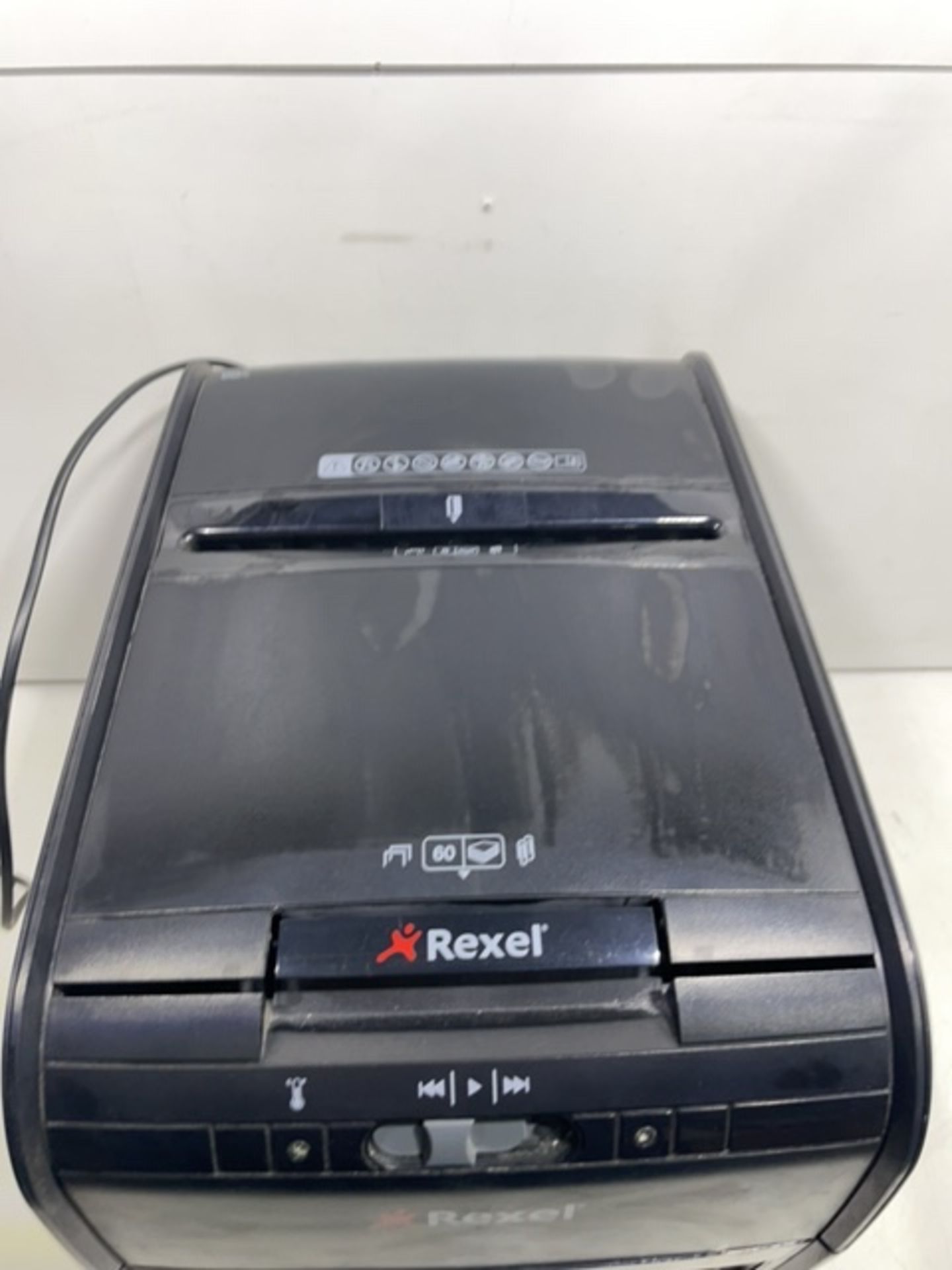 Rexel Auto+ 60X Cross Cut Shredder Black - Image 3 of 6