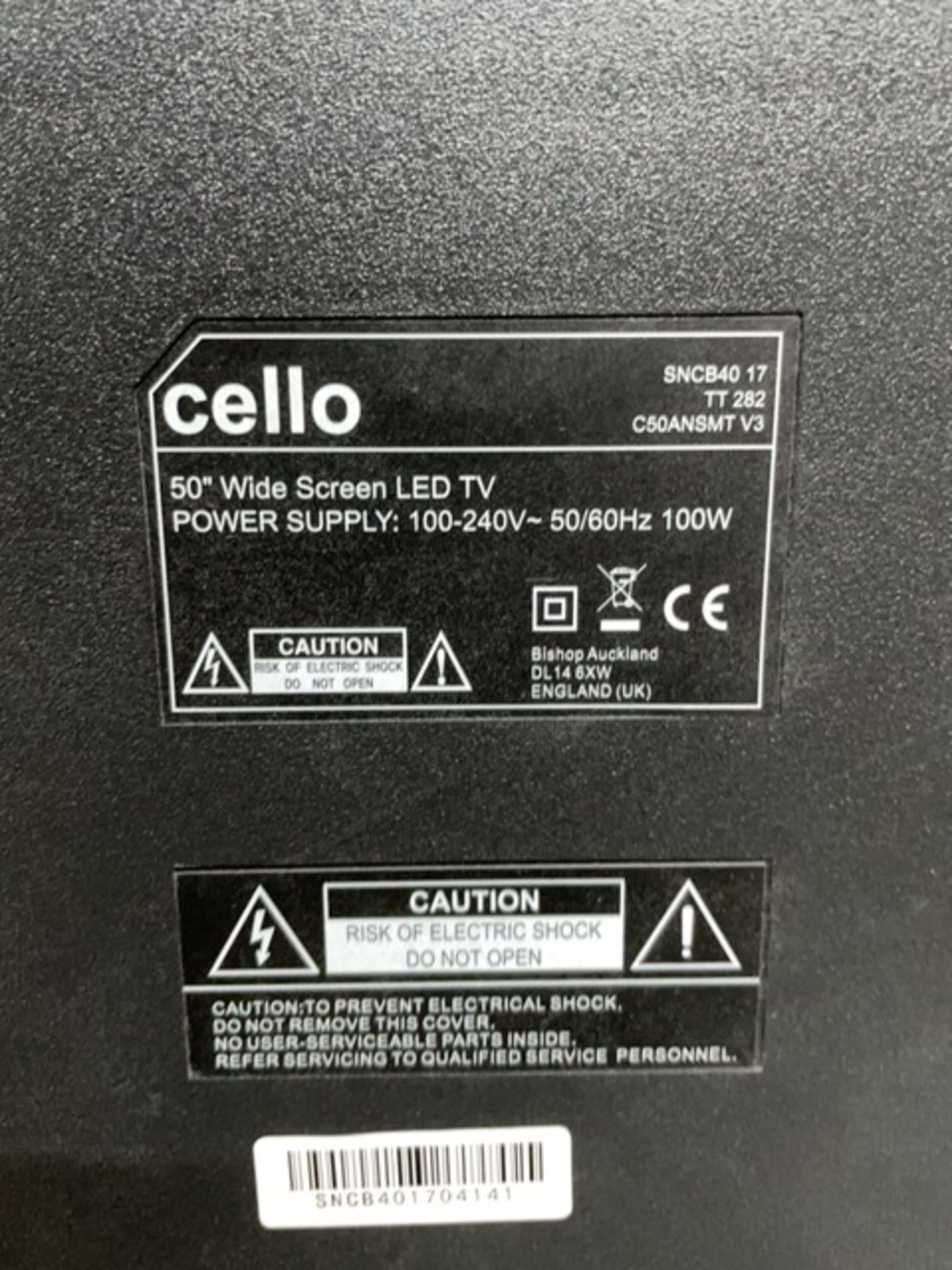 Cello 50" TV | C50ANSMT V3 - Image 4 of 5