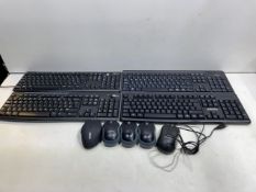 4 X Computer Keyboards | 5 X Computer Mouse