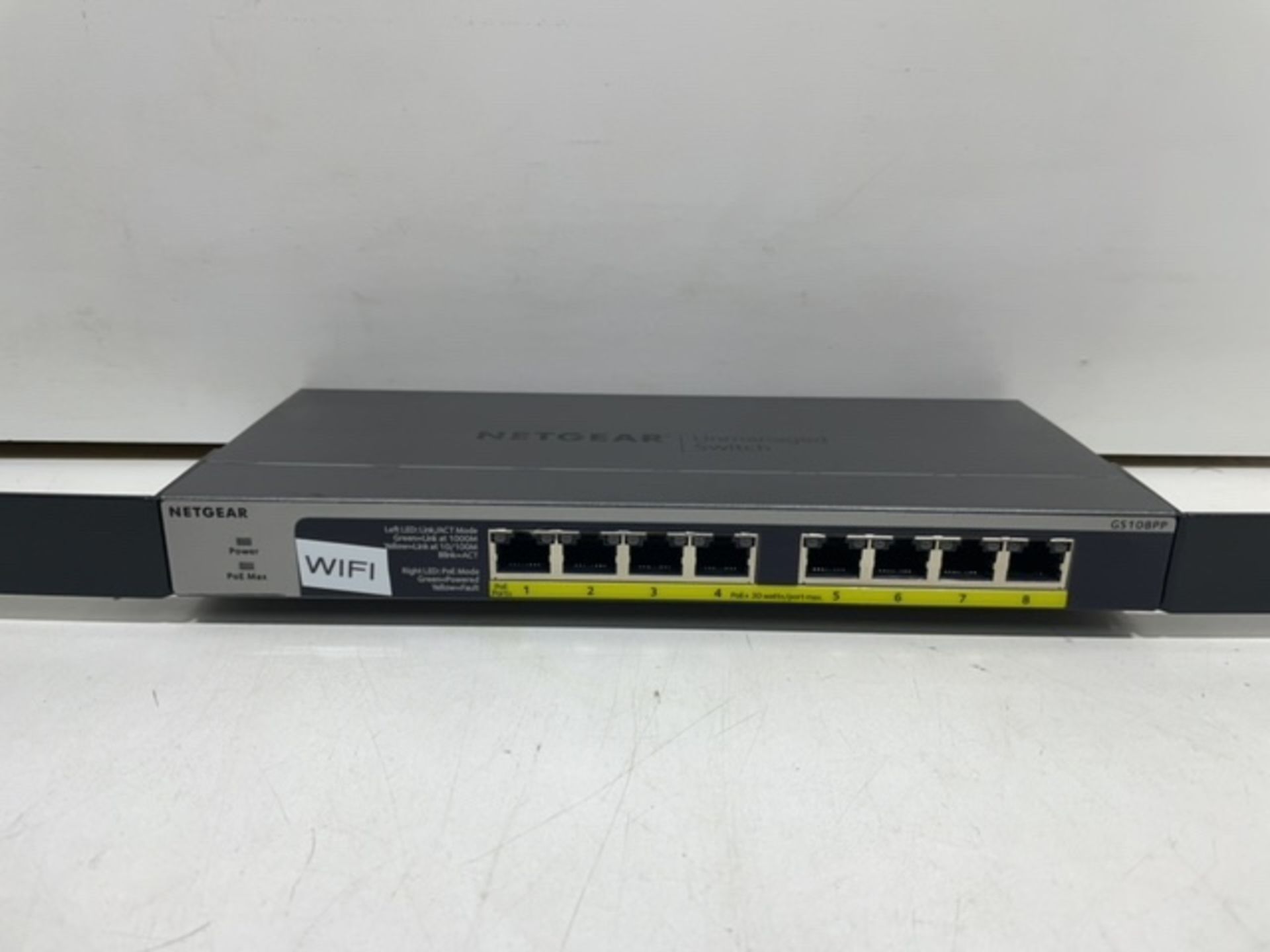 Netgear 8-Port Gigabit Ethernet High-power PoE | GS 108pp - Image 2 of 3