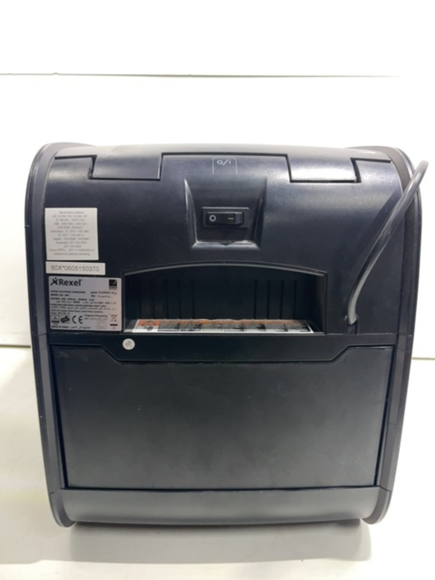 Rexel Auto+ 60X Cross Cut Shredder Black - Image 5 of 6