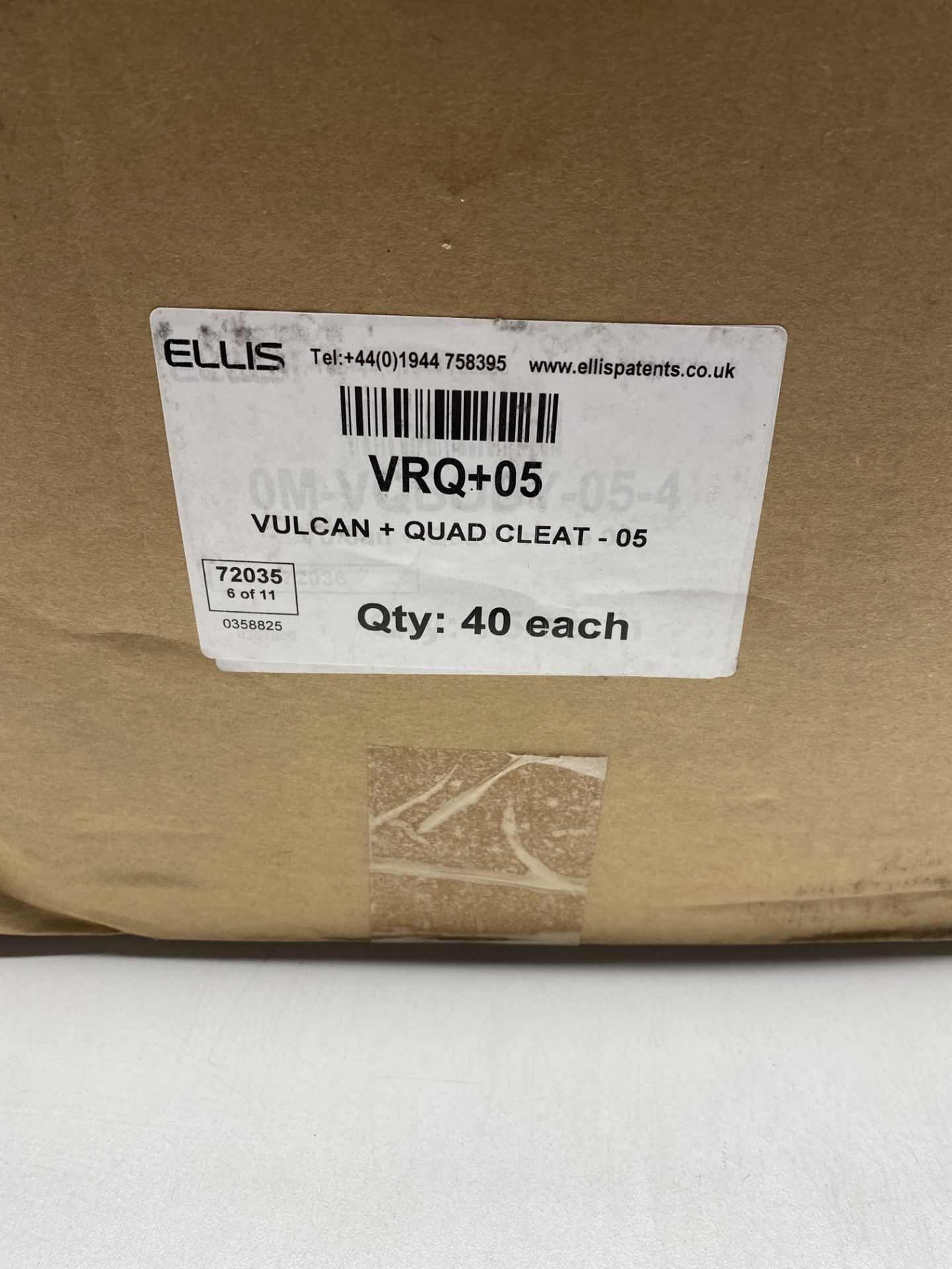 40 x Ellis Patents VRQ+05 Vulcan Quadrafoil Cable Cleats ( Quad ) - Image 3 of 4