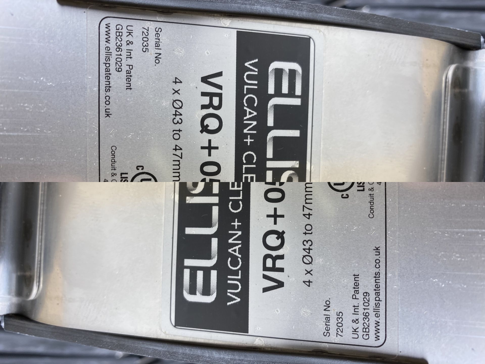 40 x Ellis Patents VRQ+05 Vulcan Quadrafoil Cable Cleats ( Quad ) - Image 2 of 4