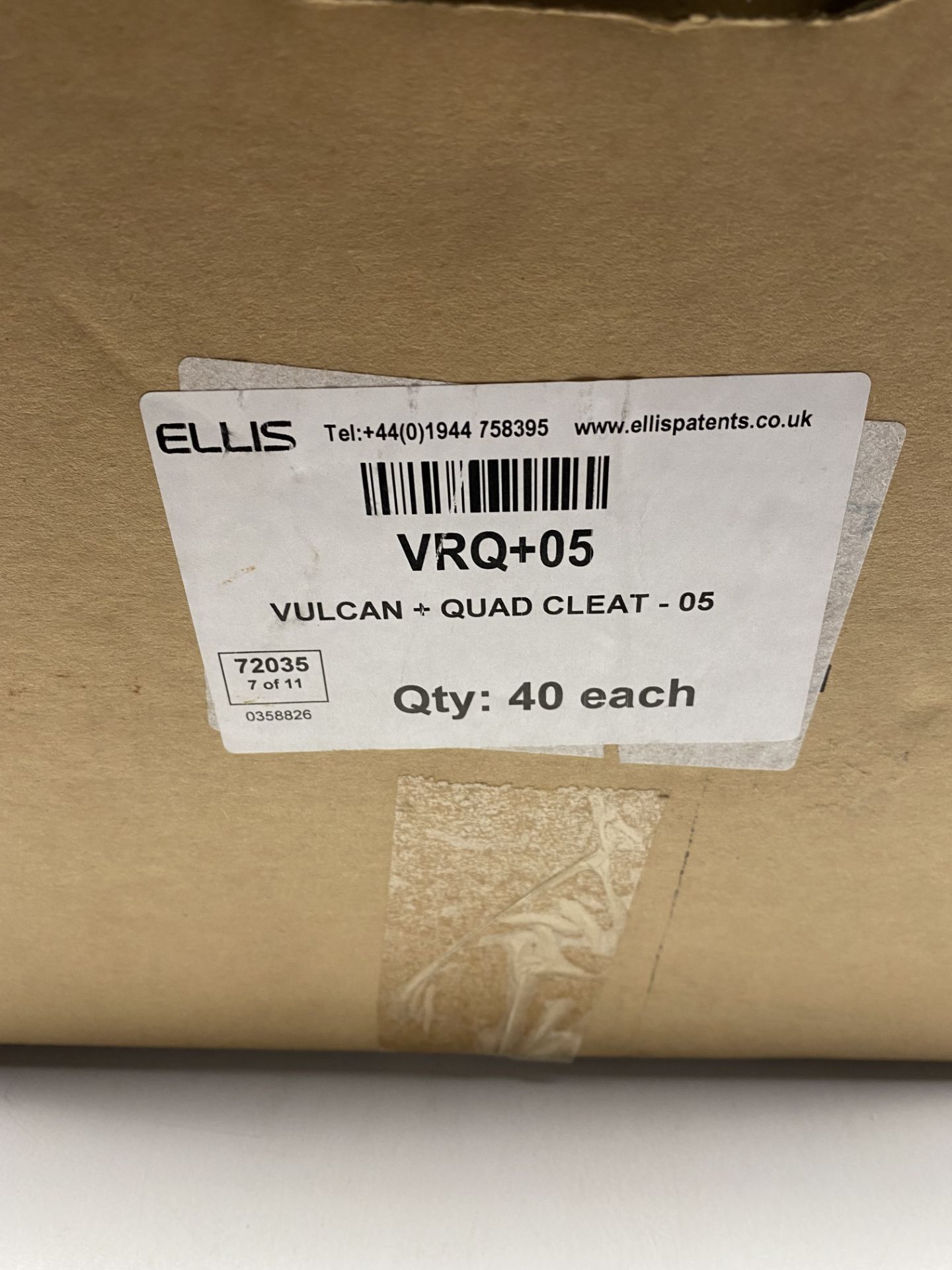 40 x Ellis Patents VRQ+05 Vulcan Quadrafoil Cable Cleats ( Quad ) - Image 3 of 4