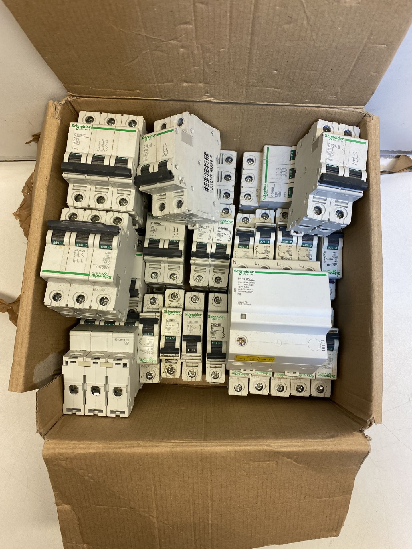 Quantity Of Various Schneider Electric Mini Circuit Breakers - See Photos