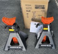 2x BAHCO 3 ton Jack Stands | Original boxes included