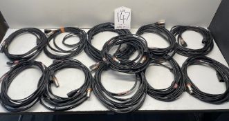 11 x Approx. 3-5m IEC & DMX Cables