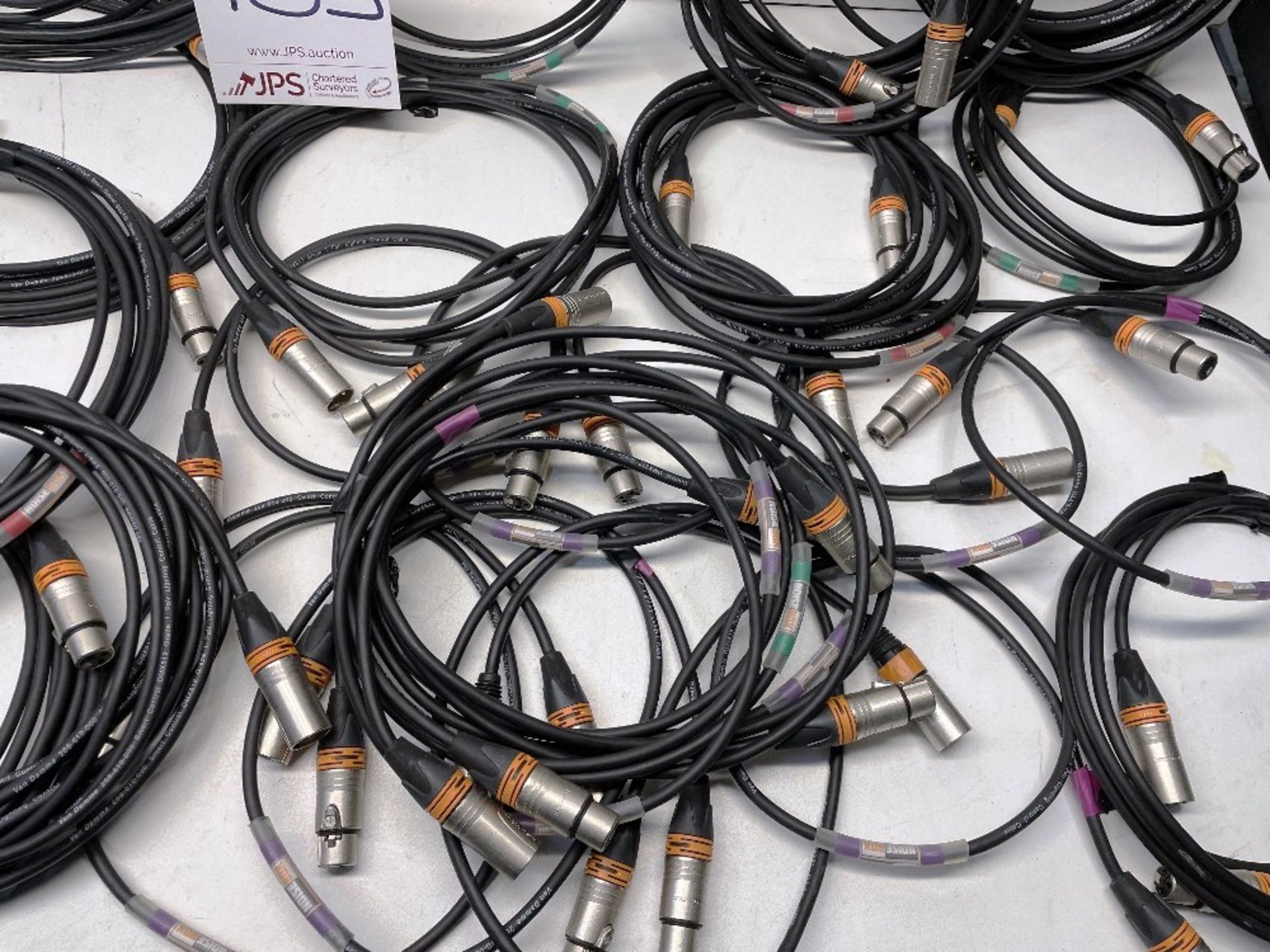 30+ x Various Length DMX Lighting Cables - As Pictured - Image 7 of 7