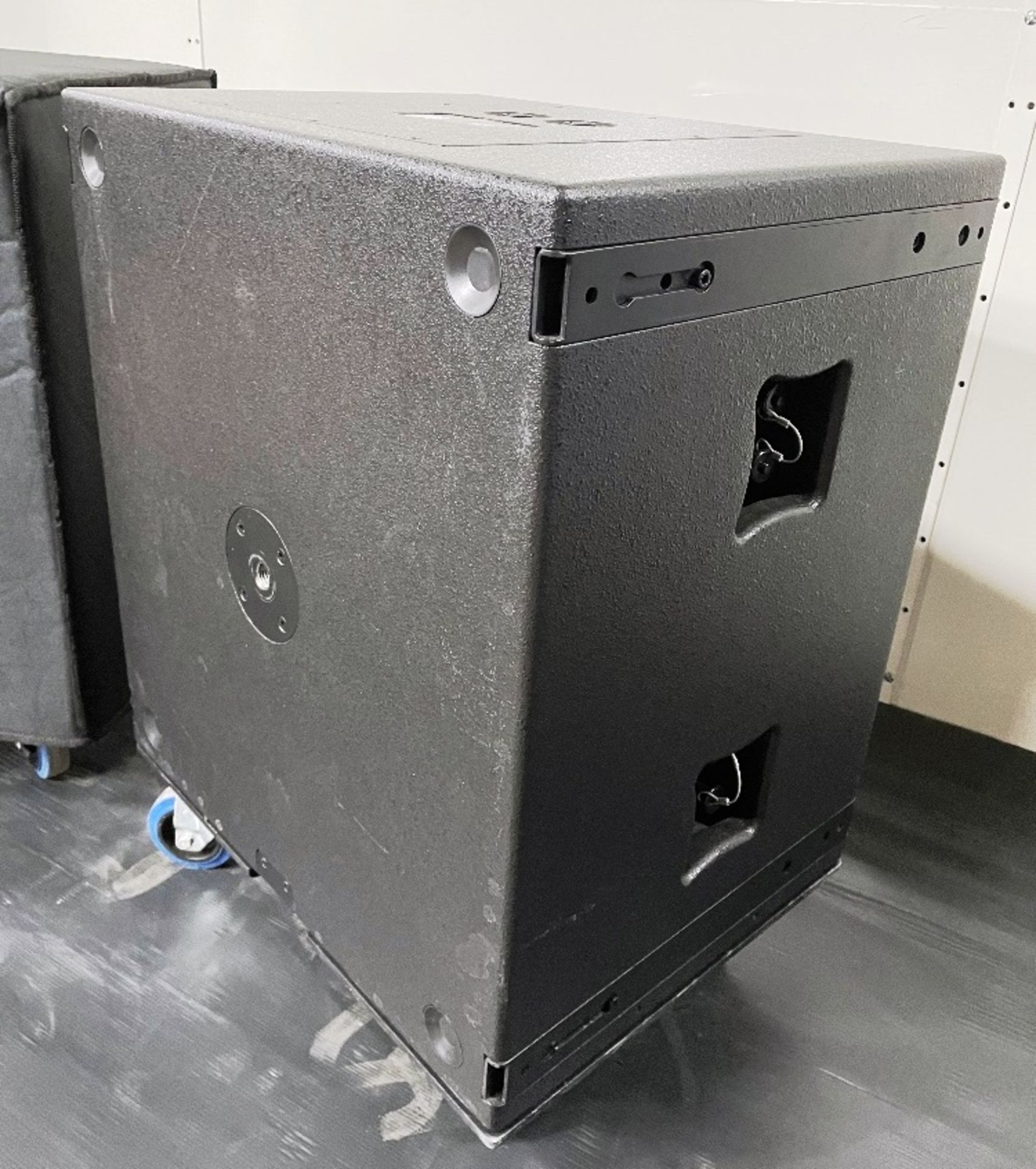 2 x Ohm Cora-S Subwoofers w/ Protective Covers & Touring Dollies * - Image 3 of 7