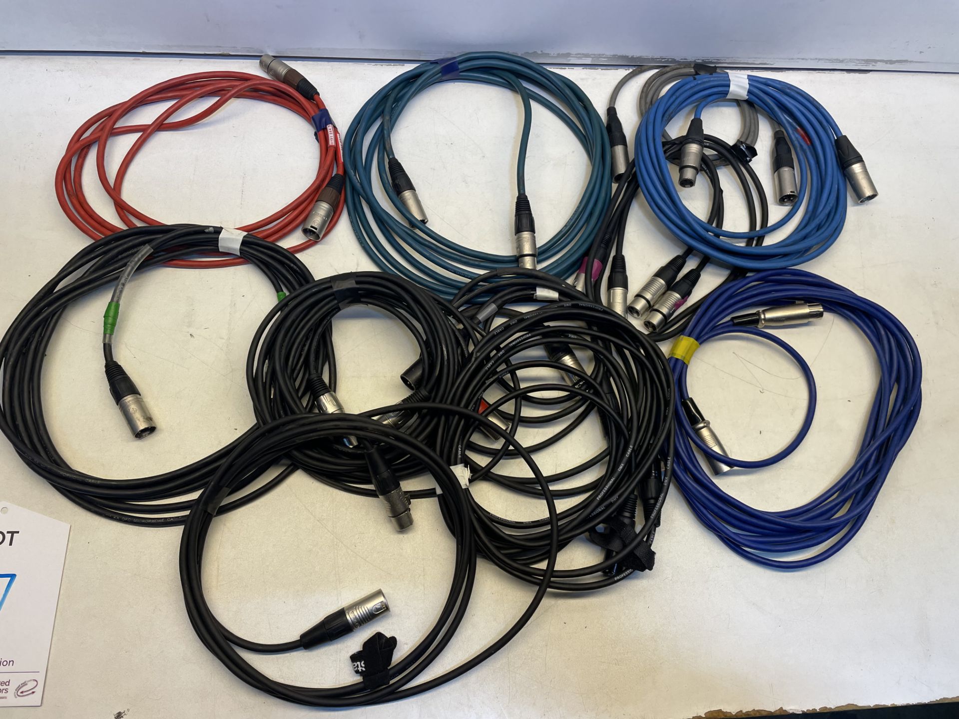 Approximately 35 x DMX Microphone Cables - Various Lengths - Image 4 of 4