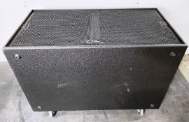 Ohm TRS-218A Dual 18" Active Subwoofer w/ Castors