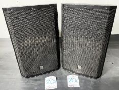 2 x Electro-Voice ZLX-15P Powered PA Loudspeakers w/ Protective Covers