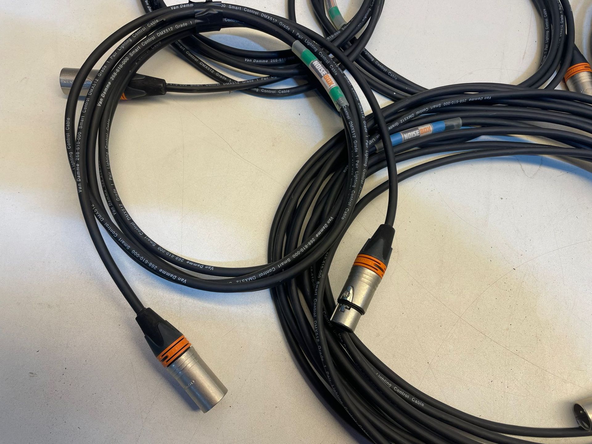 9 x Various Length DMX Lighting Cables - Image 2 of 5