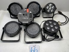 7 x Various Par Lights - As Described & Pictured