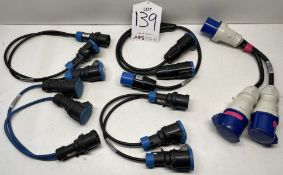 5 x 16 Amp & 32 Amp Splitter Cables - As Described & Pictured