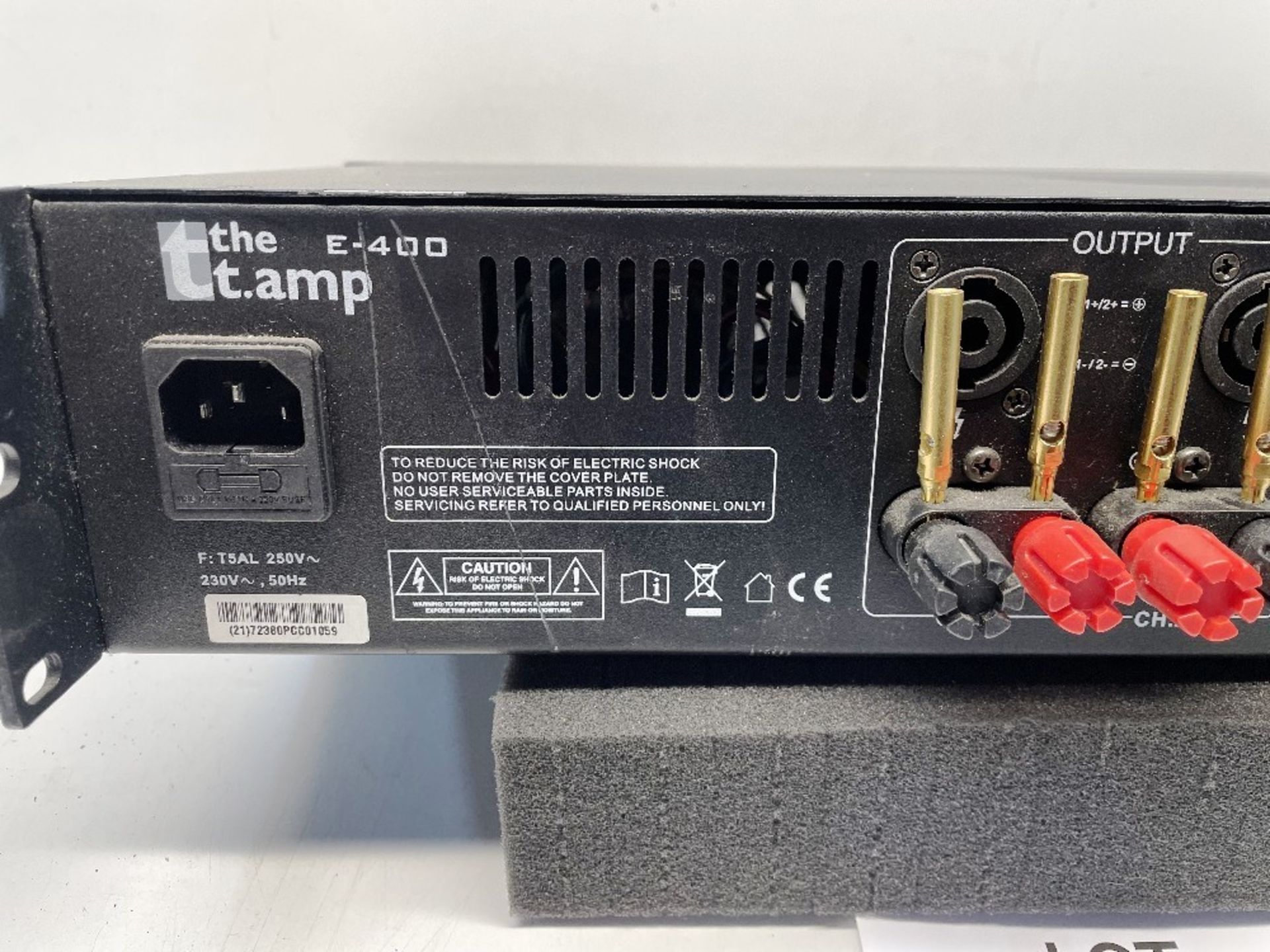 The T Amp E-400 2 Channel Amplifier - Image 5 of 6