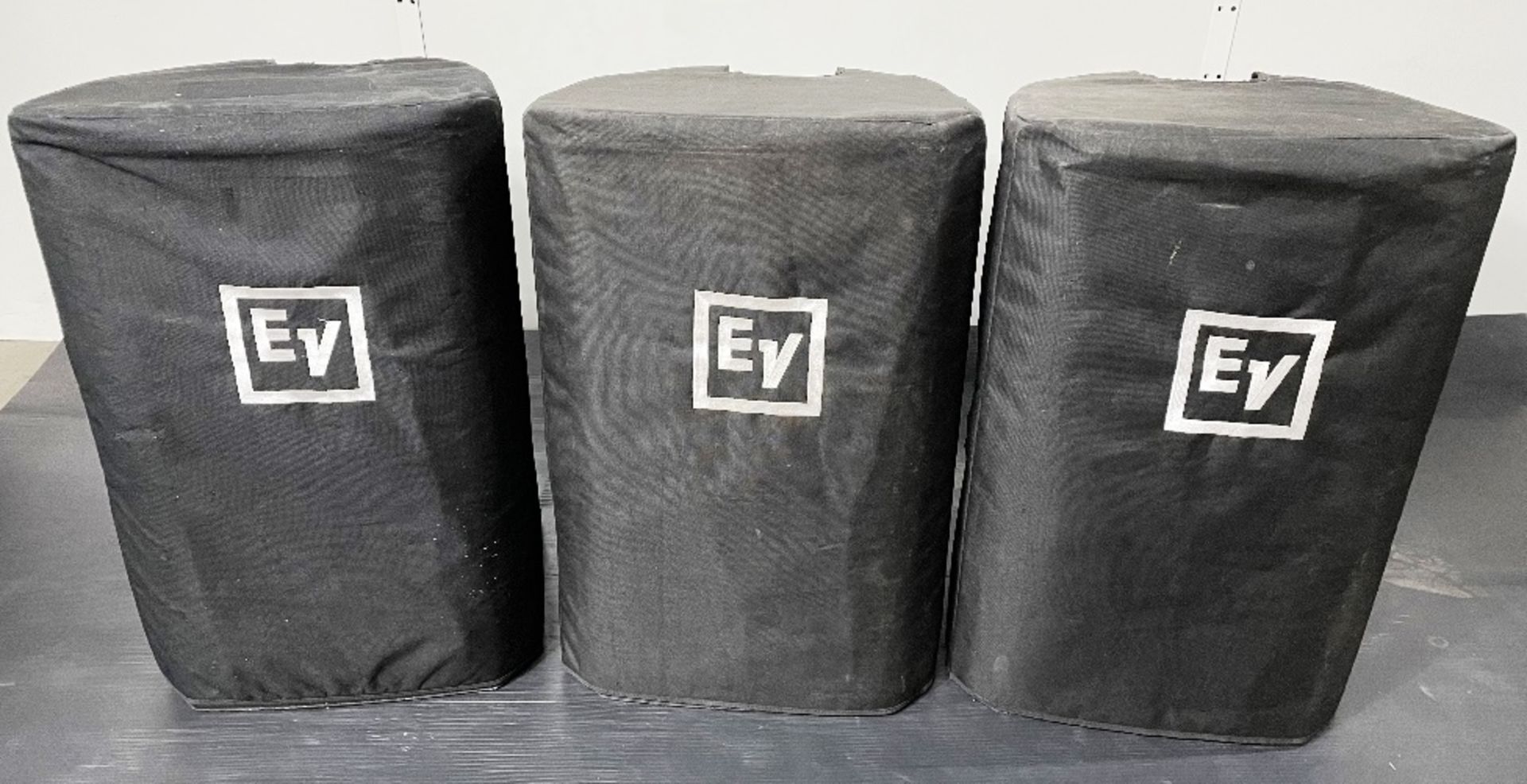 3 x Electro-Voice ZLX-15P Powered PA Loudspeakers w/ Protective Covers