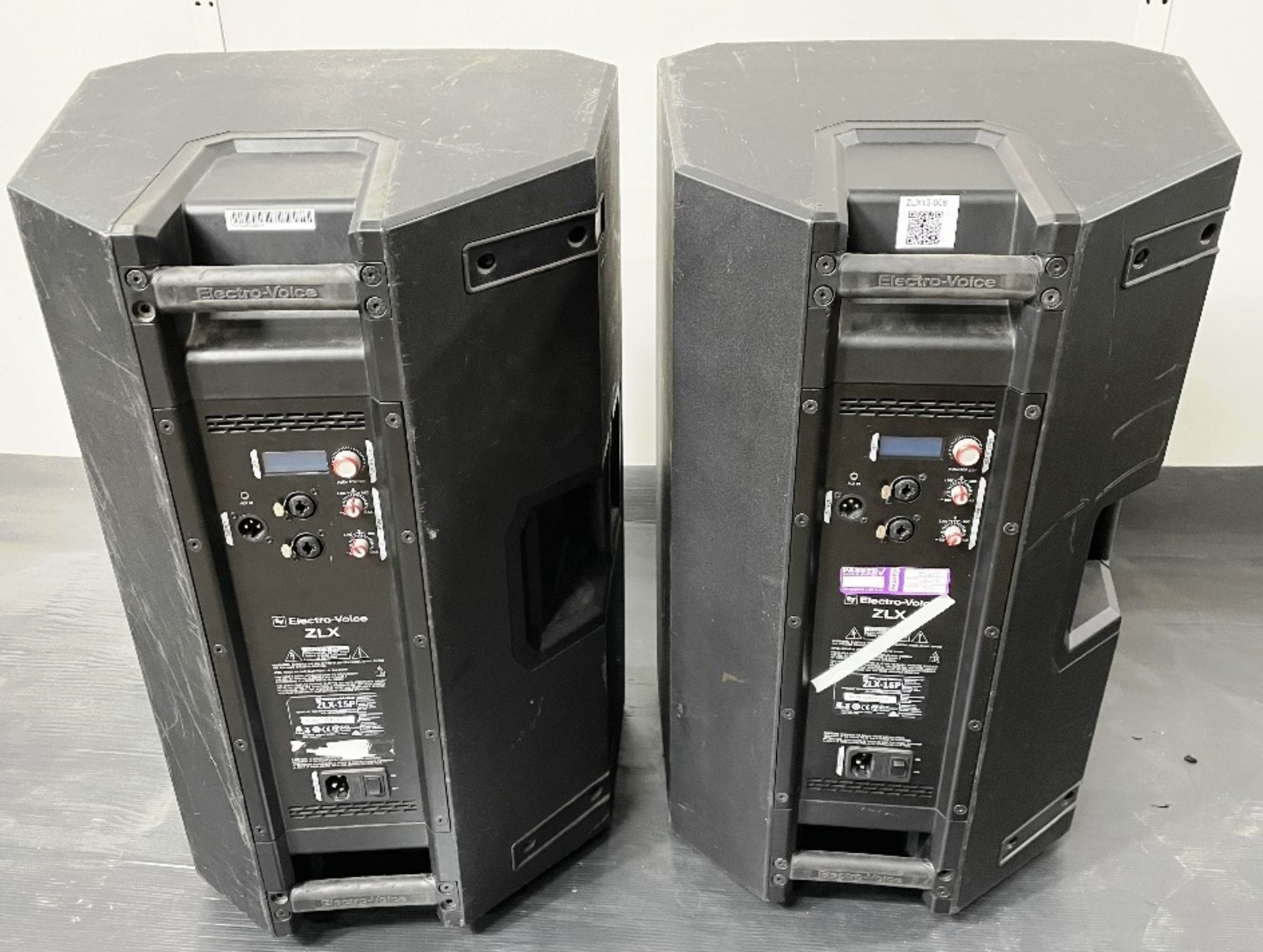 2 x Electro-Voice ZLX-15P Powered PA Loudspeakers w/ Protective Covers - Image 8 of 10