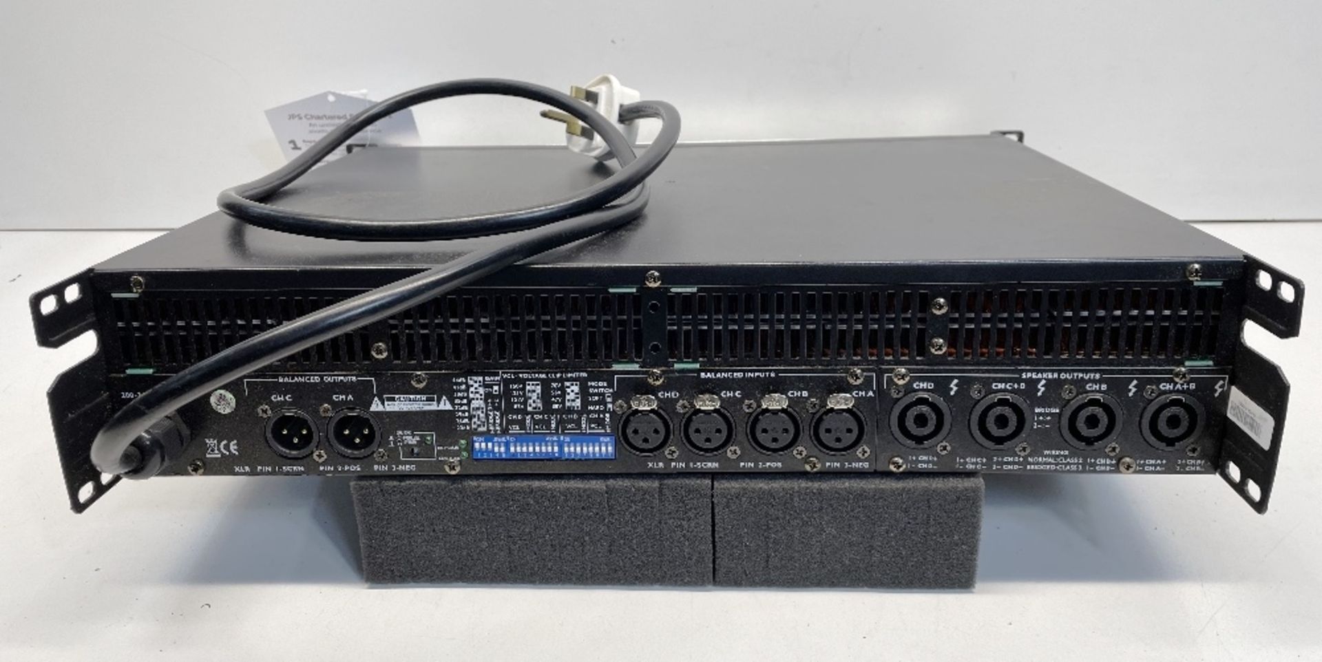 Vector SV12 4 Channel Rack Mountable Power Amplifier - Image 6 of 8