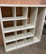 2 x White Ikea Bookshelves As Per Description