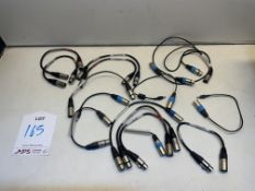 Quantity of Various Microphone Jacks/Leads - as pictured