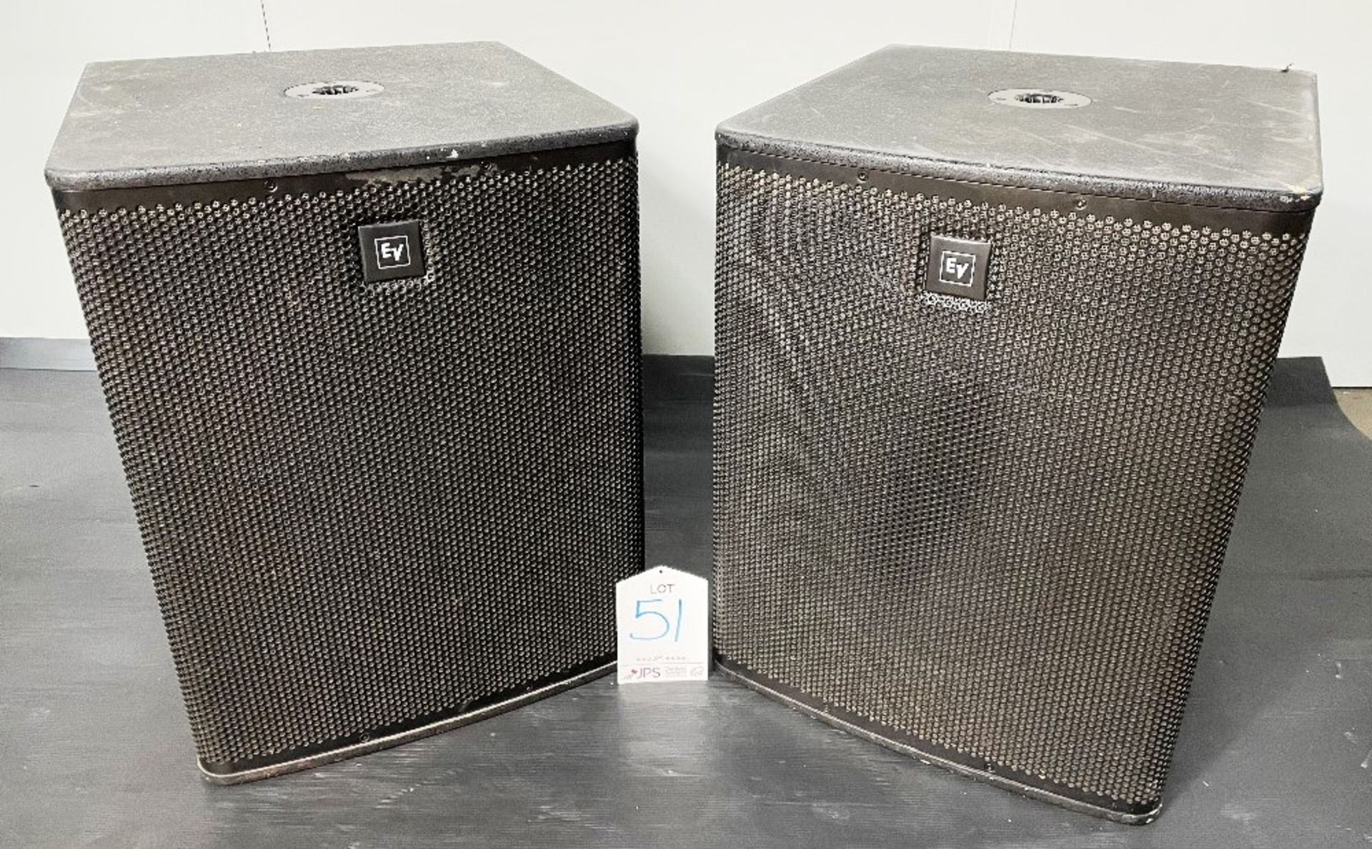 2 x Electro Voice ELX 118P 18-inch Active Subwoofers