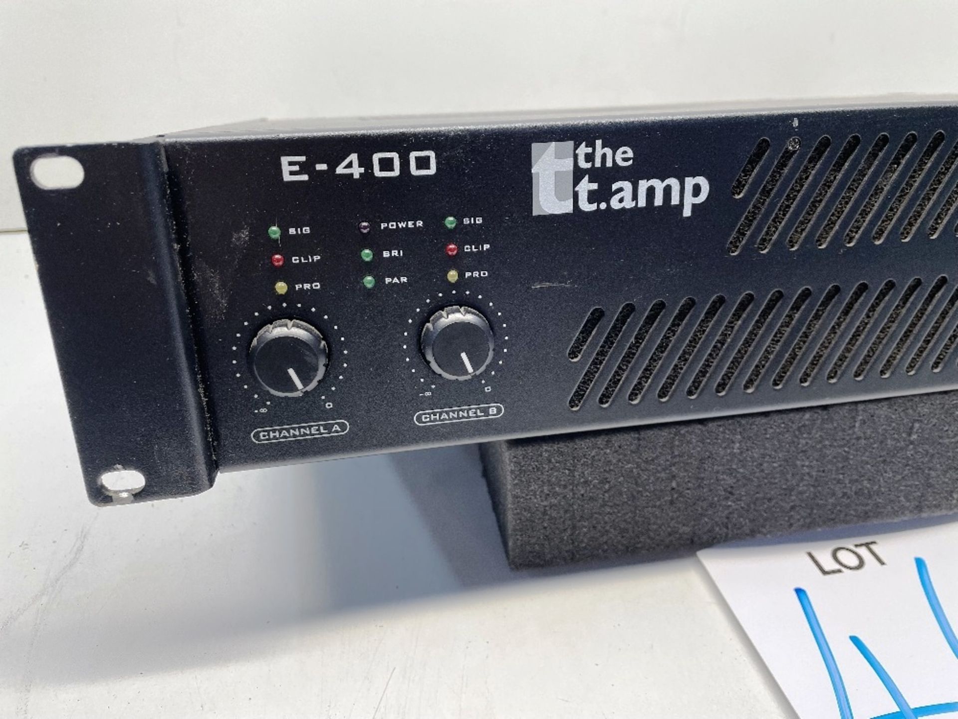 The T Amp E-400 2 Channel Amplifier - Image 2 of 6