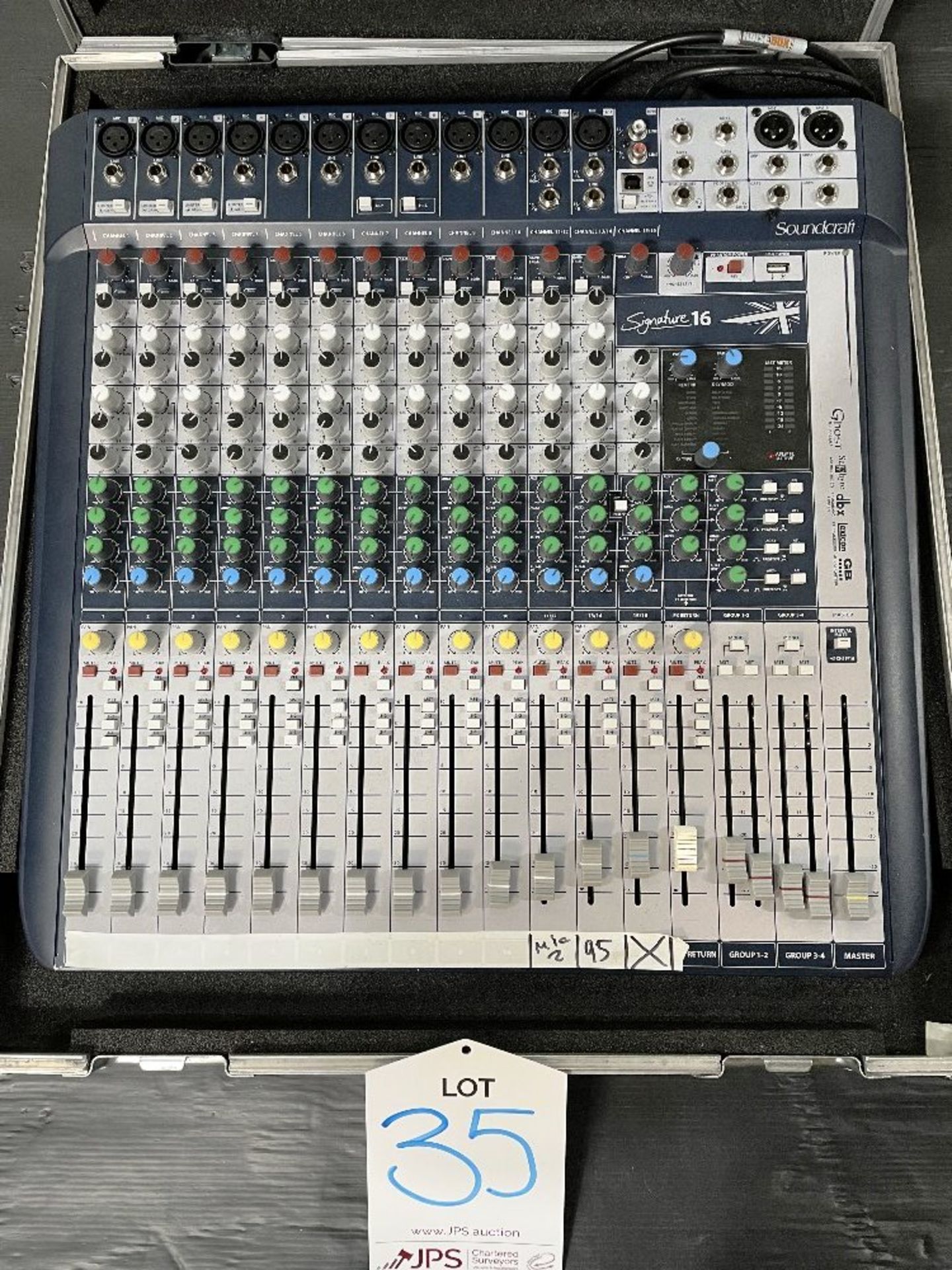 Soundcraft Signature 16 Analogue Mixer w/ Flight Case - Image 3 of 8