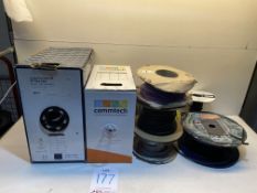 8 x Reels of Various Electrical Wire/Cable incl CAT5E, Speaker Cable