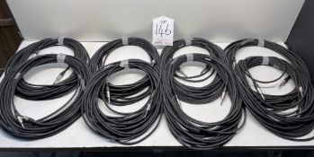 8 x Approx. 20m Instrument Cables