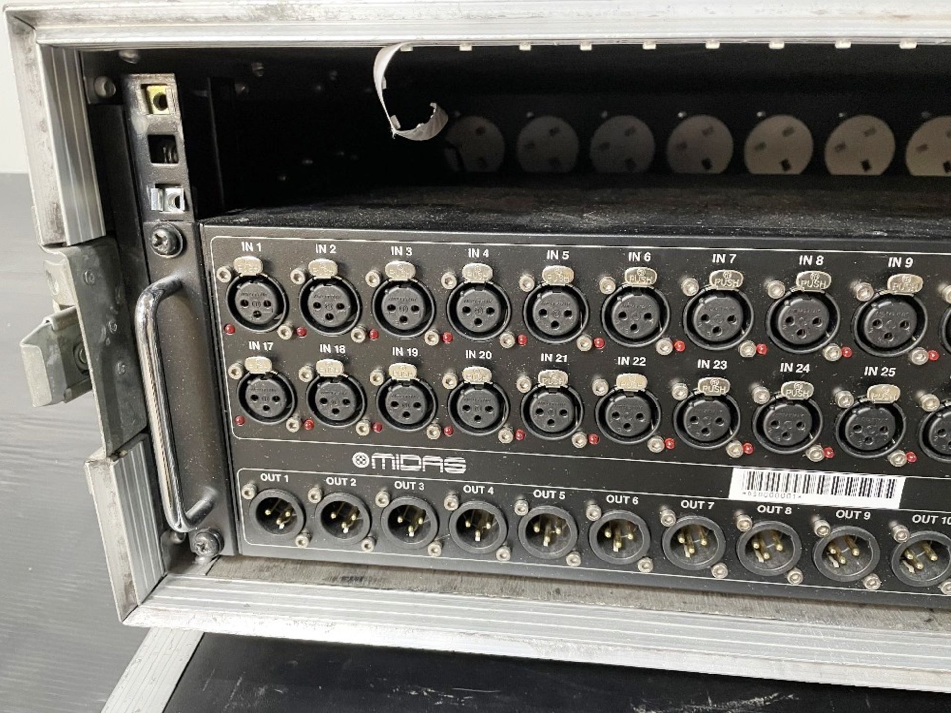 Midas DL32 I/O Interface Stage Box w/ Rack Flight Case & 13a-16a Distribution - Image 3 of 8