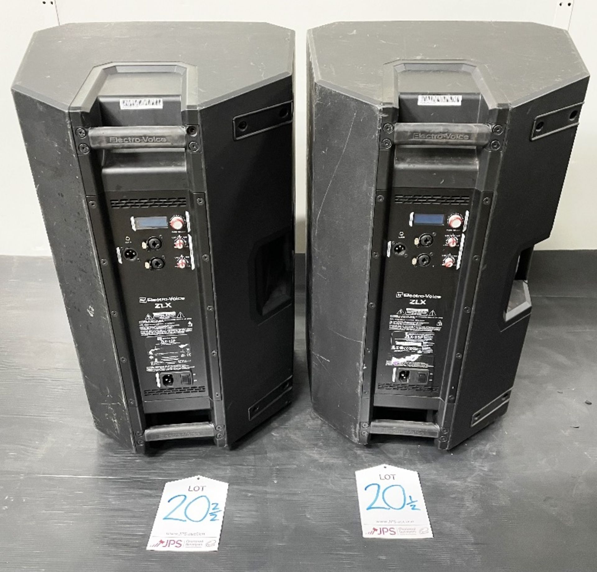 2 x Electro-Voice ZLX-15P Powered PA Loudspeakers w/ Protective Covers - Image 3 of 6