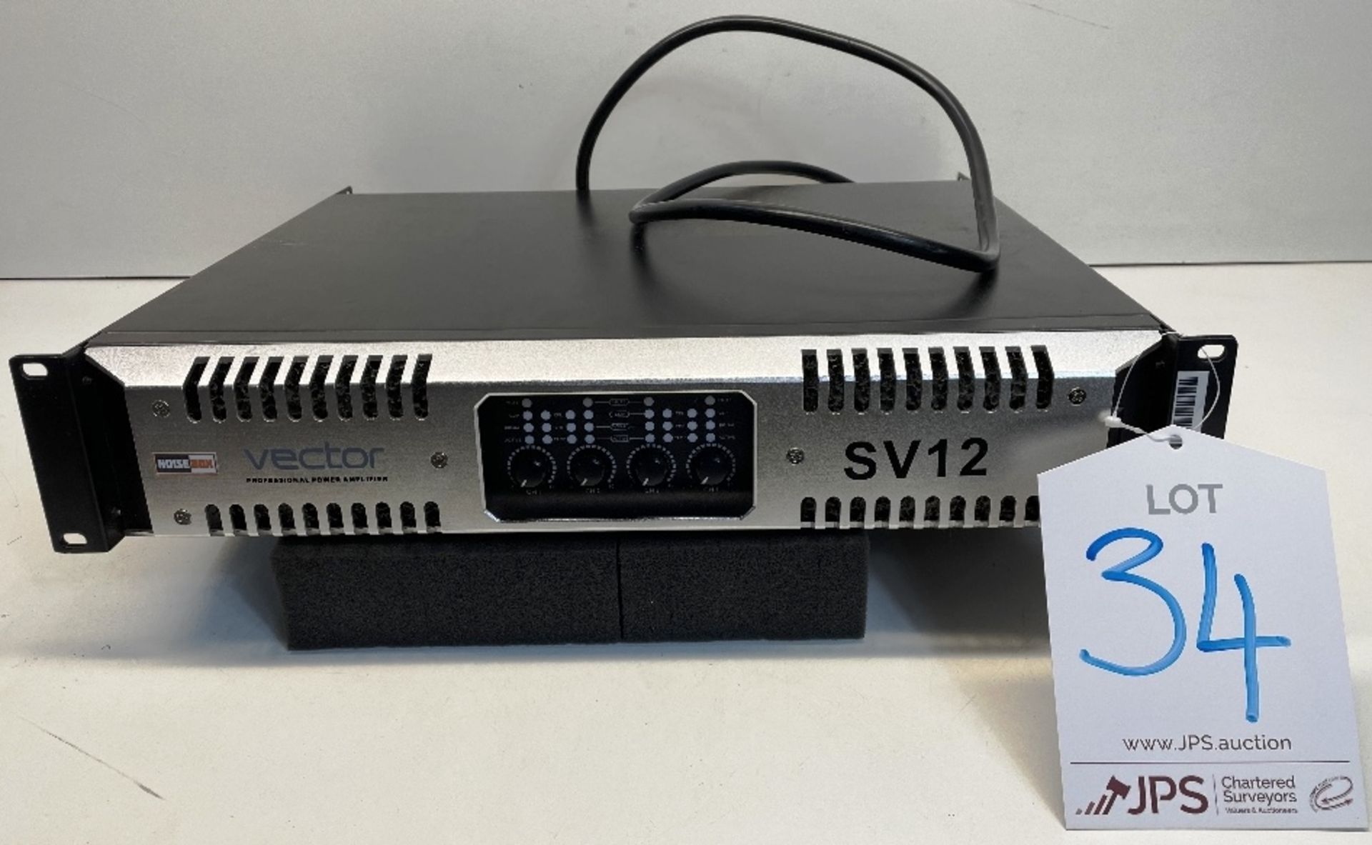 Vector SV12 4 Channel Rack Mountable Power Amplifier