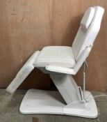 White 3 Sectioned Adjustable Powered Treatment Bed