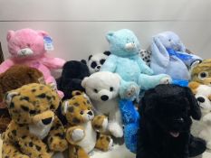 17 x Soft Toys, Various Styles, Sizes